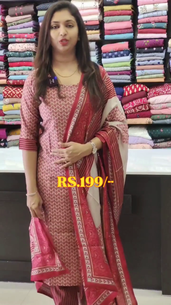 Printed Cotton Designer Kurta For Women