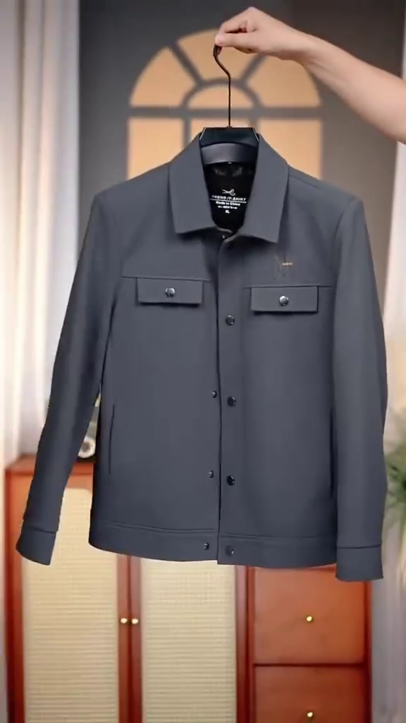 Double Pocket Resort Collar Tailored Jacket