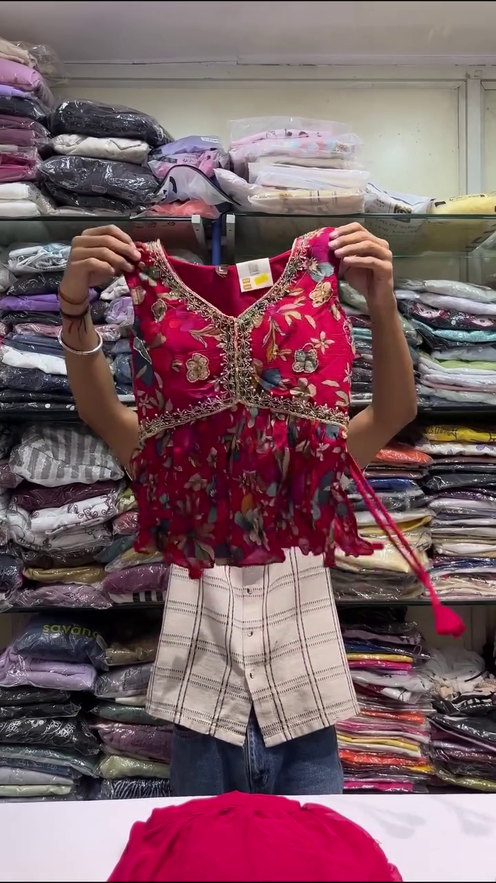 Women's Ethnic Motifs Printed Embellished Ethnic Gown With Dupatta - Image 7