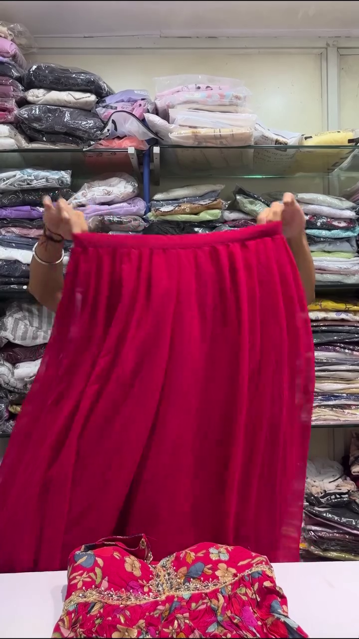 Women's Ethnic Motifs Printed Embellished Ethnic Gown With Dupatta - Image 6