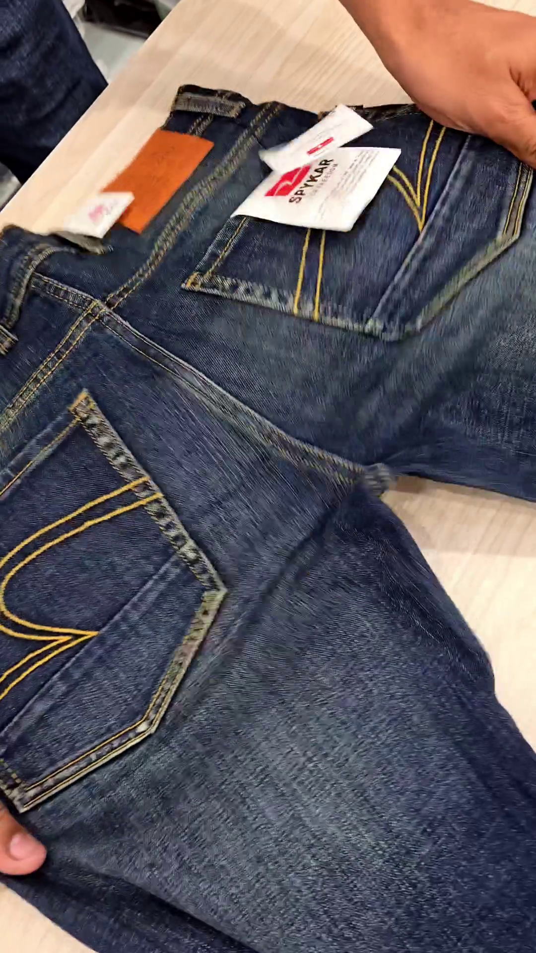 Dark Blue Low-Rise Slim Fit Bootcut Jeans | 5-Pocket Style - Image 5