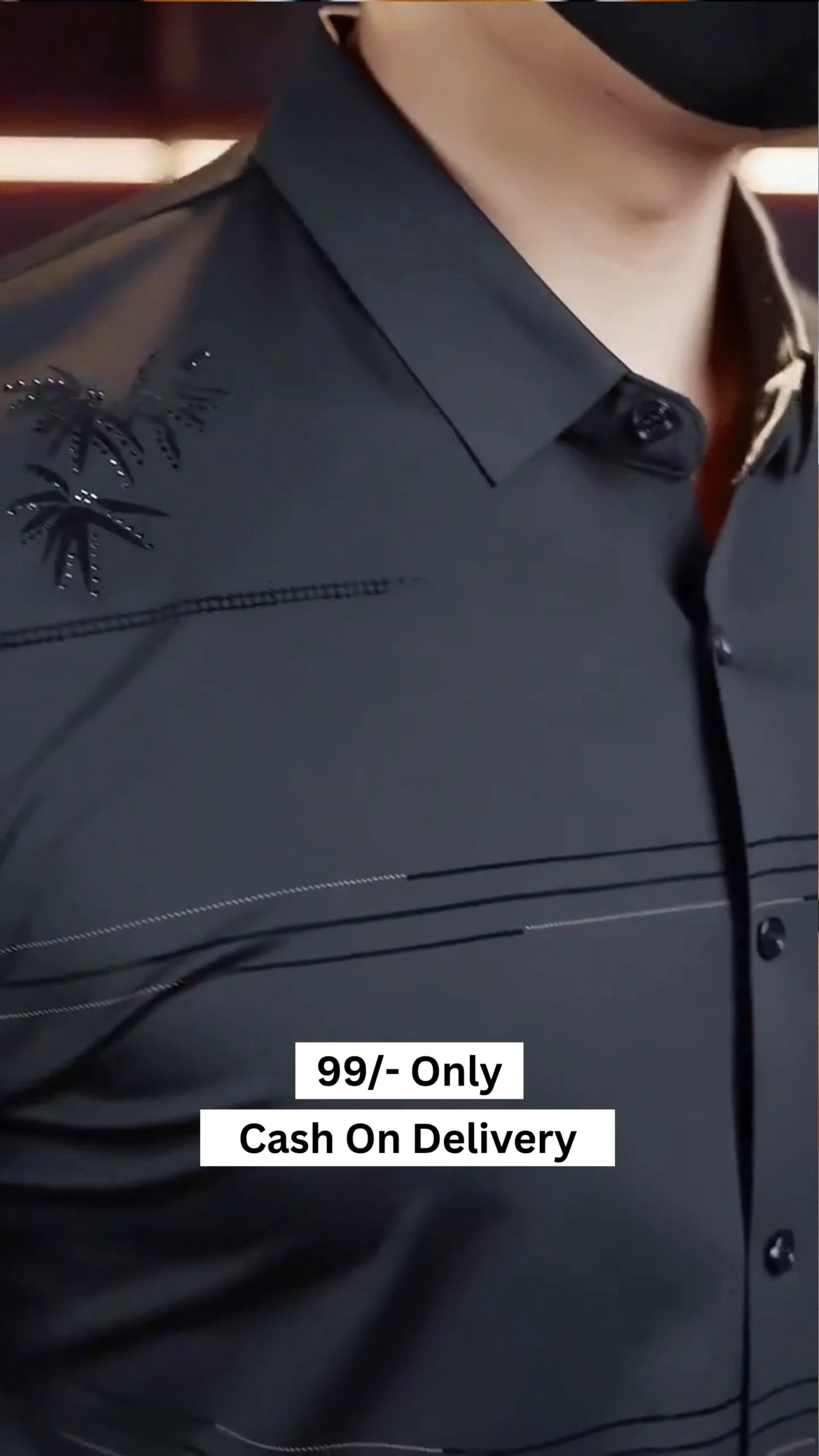 Men Regular Fit Solid Spread Collar Formal Shirt - Image 5
