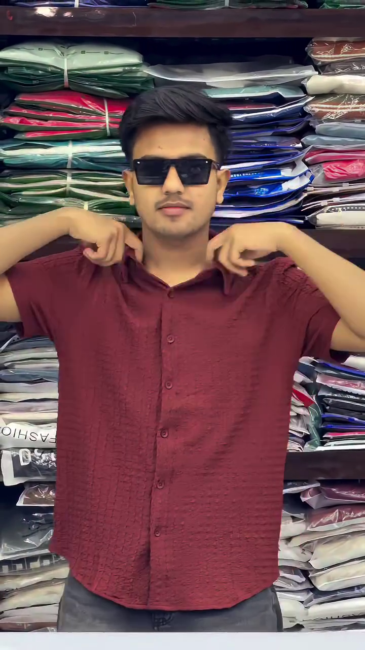 Self Design Textured Comfort Relaxed Fit Cotton Casual Shirt - Image 16