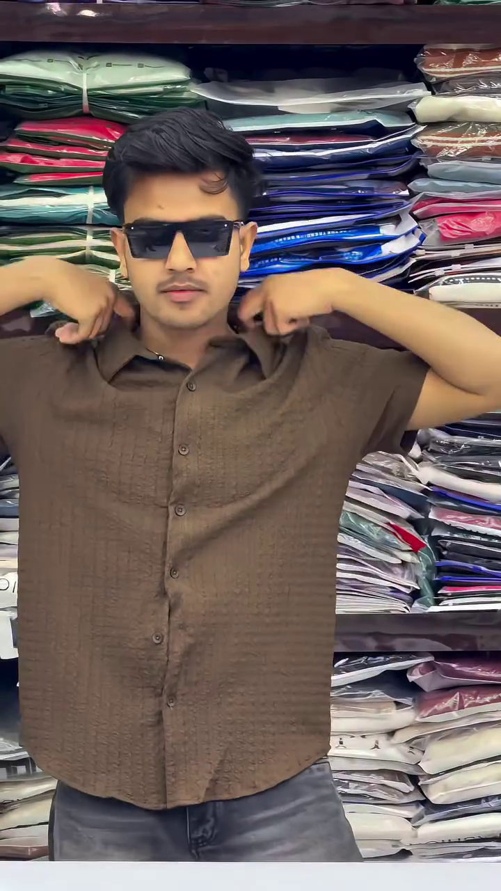 Self Design Textured Comfort Relaxed Fit Cotton Casual Shirt - Image 10