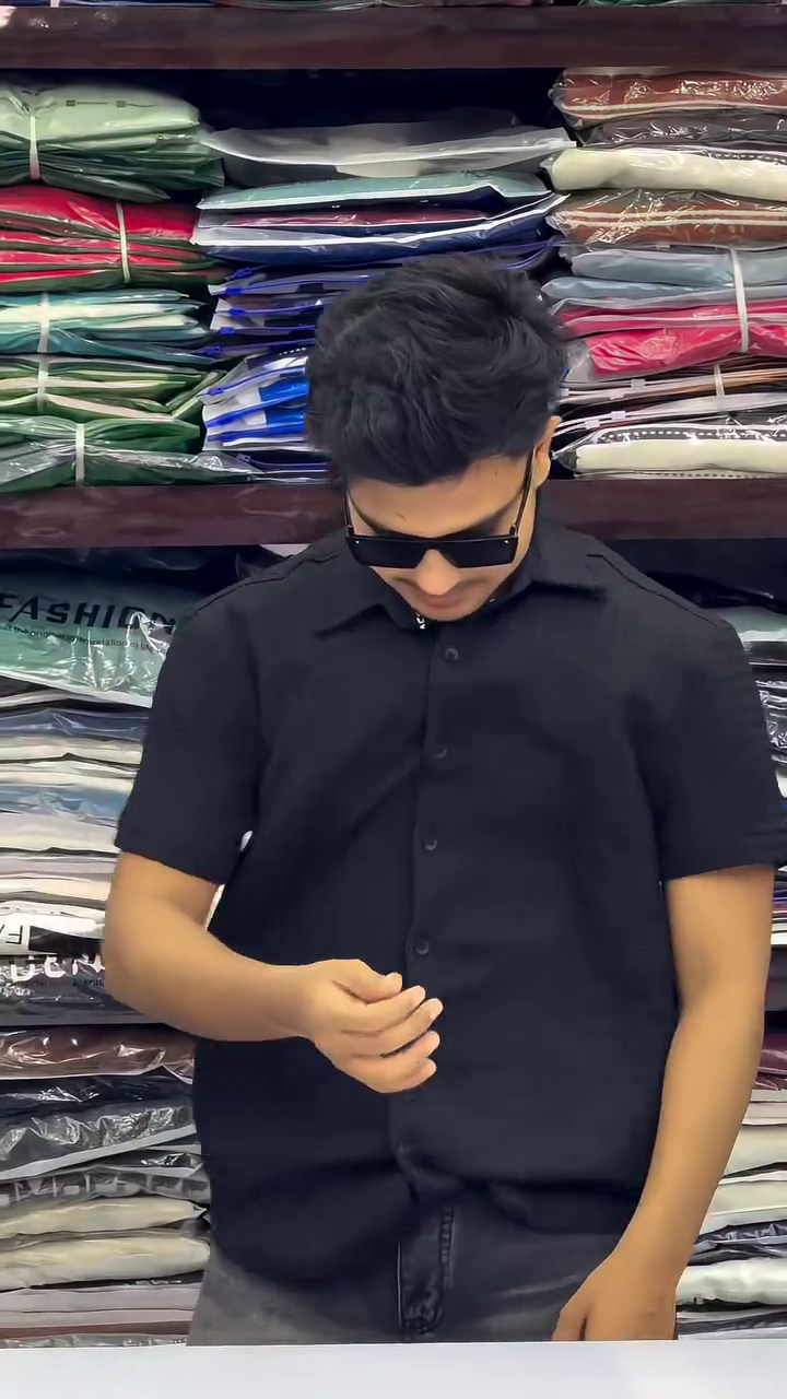 Self Design Textured Comfort Relaxed Fit Cotton Casual Shirt - Image 6