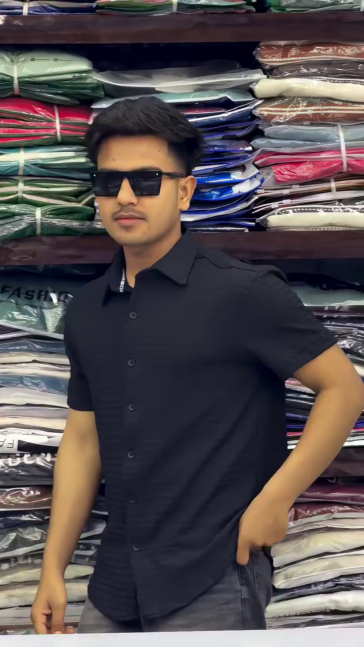 Self Design Textured Comfort Relaxed Fit Cotton Casual Shirt - Image 2