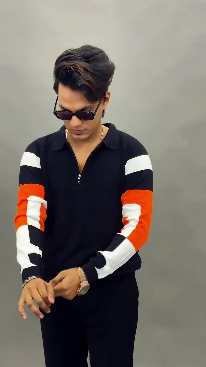 Men's Polo Neck Full Sleeve Regular Fit PolyCotton T-Shirt - Image 12