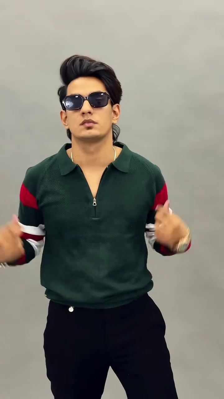Men's Polo Neck Full Sleeve Regular Fit PolyCotton T-Shirt - Image 10