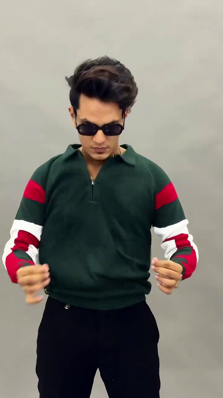 Men's Polo Neck Full Sleeve Regular Fit PolyCotton T-Shirt - Image 9
