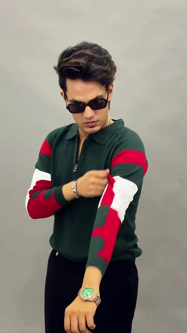 Men's Polo Neck Full Sleeve Regular Fit PolyCotton T-Shirt - Image 7
