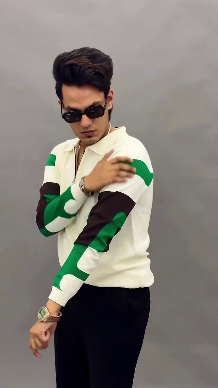 Men's Polo Neck Full Sleeve Regular Fit PolyCotton T-Shirt - Image 4