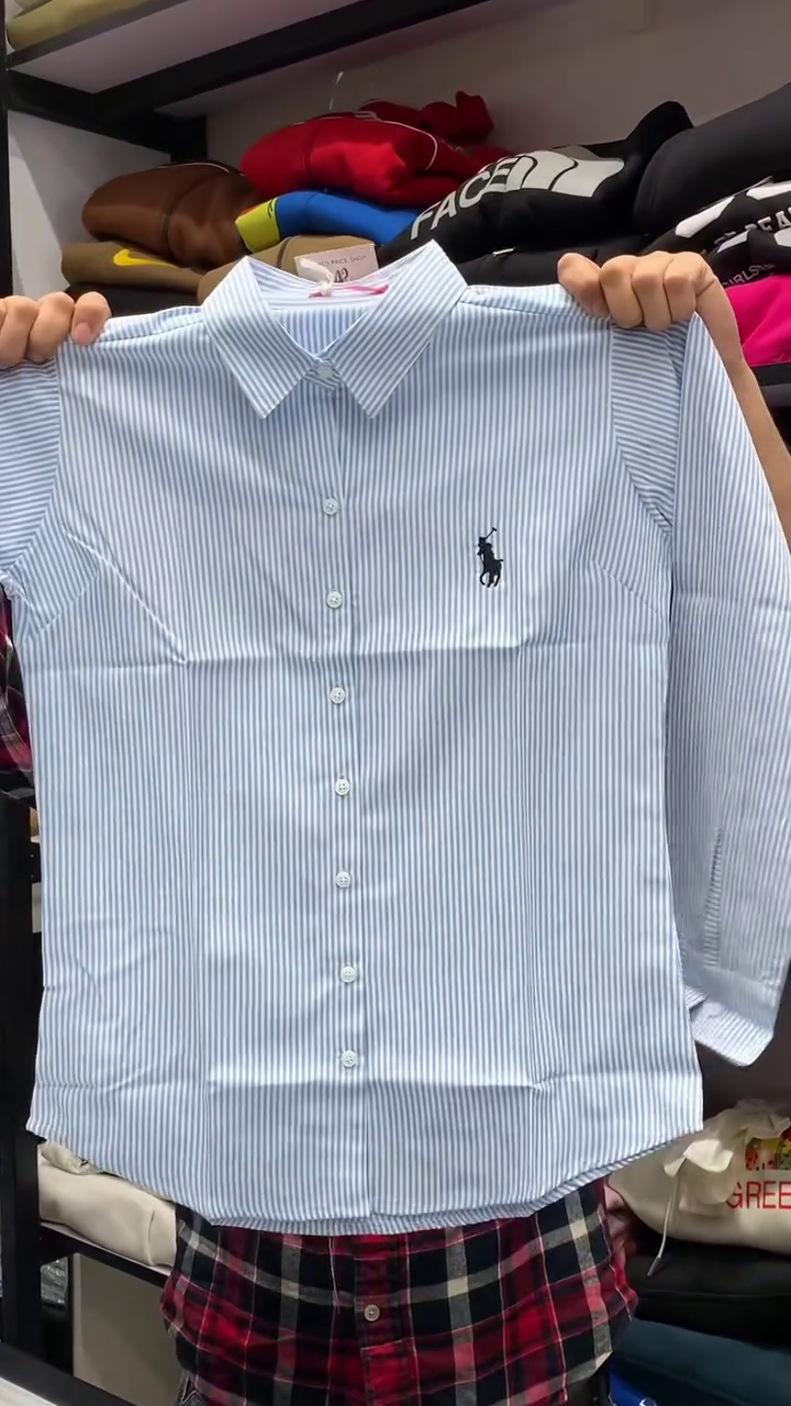 Men Striped Cotton Casual Shirt - Image 5