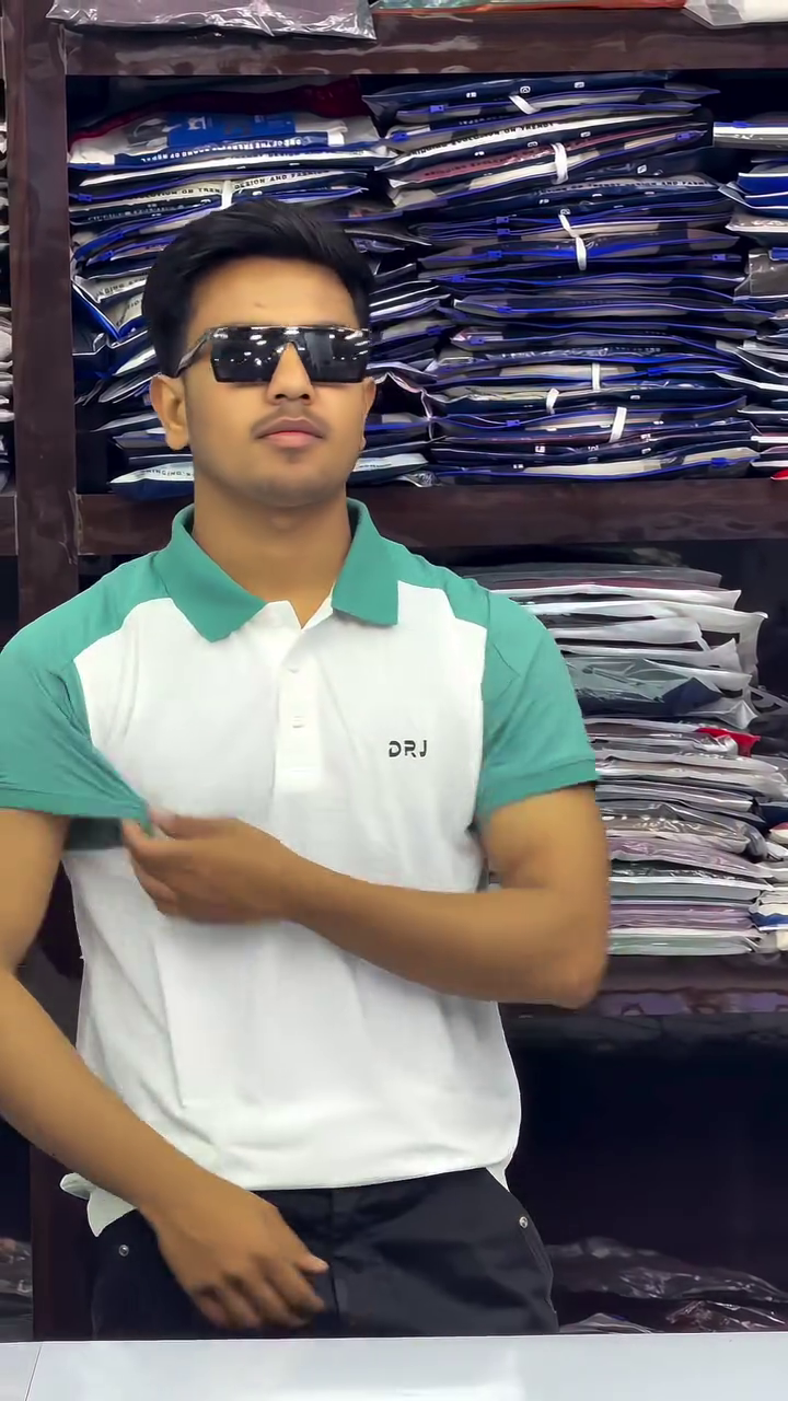 Men Printed Polo Collar Cotton Oversized Tshirt - Image 9