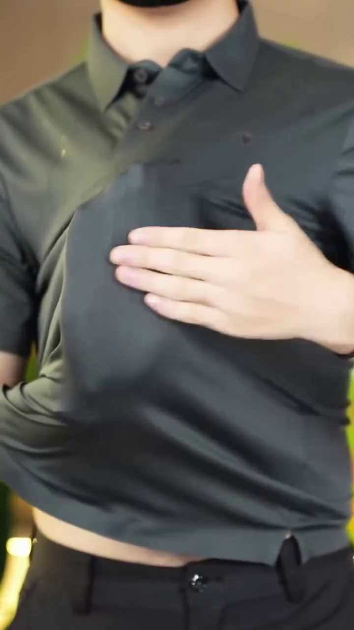 Men COTFLEX Solid Polo Collar Antimicrobial Slim Fit Sport T-shirt - Image 5