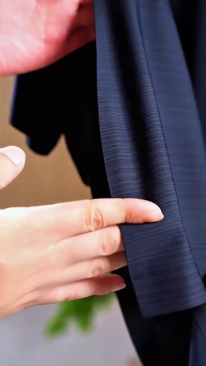 Textured Cutaway Collar Classic Cotton Opaque Shirt - Image 6